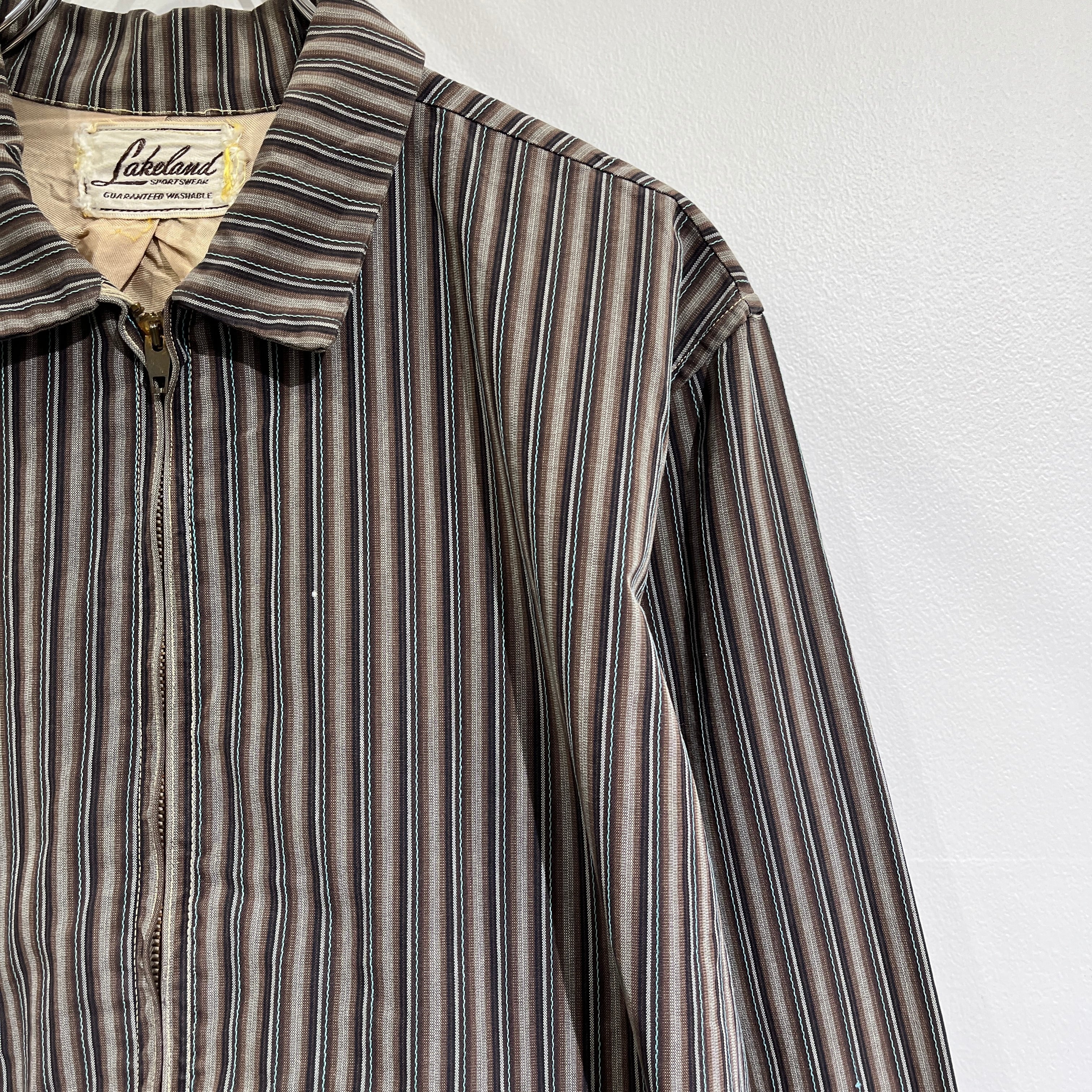 50s Lakeland Cotton Sports Jacket 50年代 レイクランド コットン