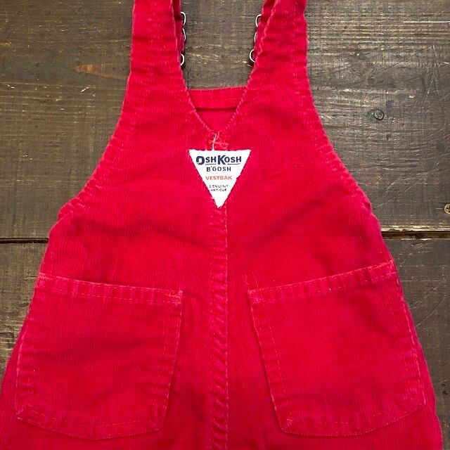 USED OSHKOSH USA製 BABY コーデュロイオーバーオール 3-6M 3-6ヶ月 | Churchill kids wear  powered by BASE