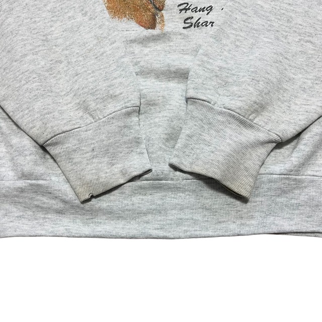 80's DOG print sweat