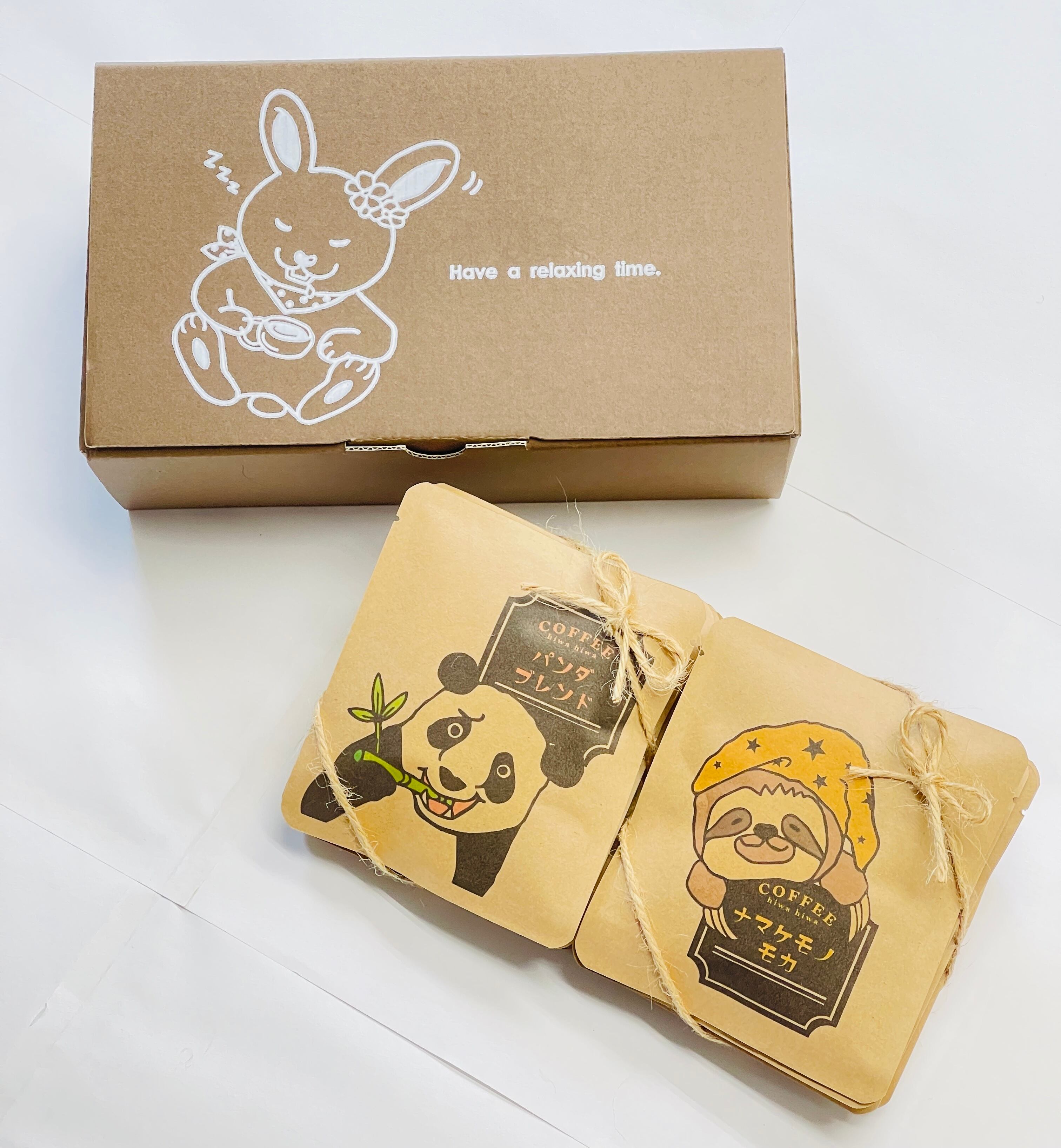 １６パック アニマルコーヒーギフトボックス 珈琲自家焙煎 Hiwahiwa