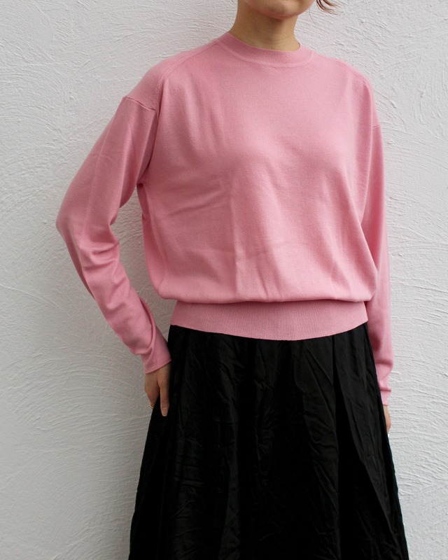 Nikki ESSENTIAL PIECES/knit crewneck tops