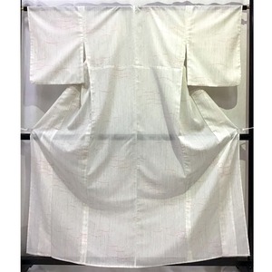 着物・絽・ポリエステル・白系地・No.200701-1042・梱包サイズ80