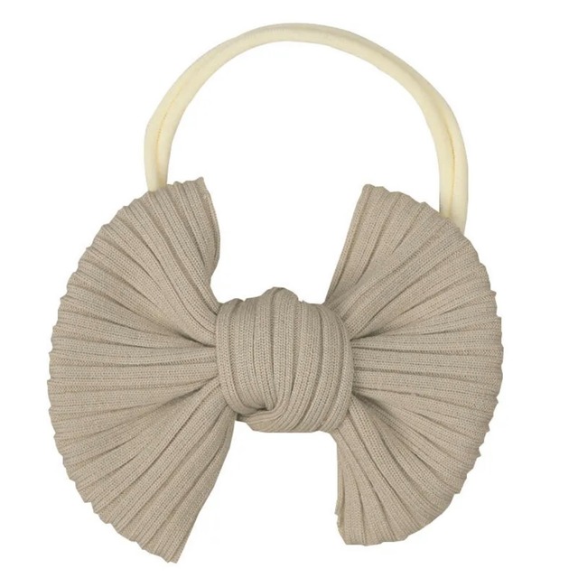 [2color] ベビー＆キッズ リボンリブヘアバンド