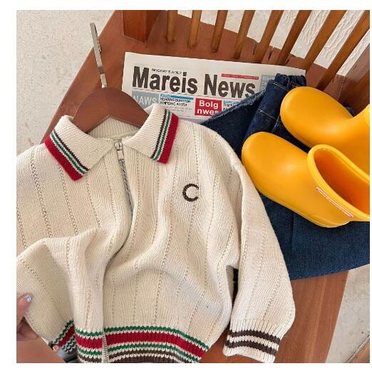 秋新しい 子供服★ キッズセーター★ファッショントップス ★韓国風子供ニットセーター