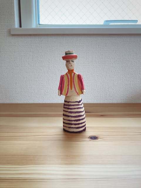 ペルー ワンカイヨ 木彫り人形 リャマ | マスダエン