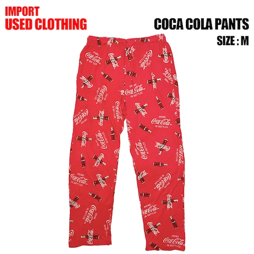 【IMPORT古着】COCA COLA PANTS (size M)