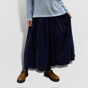 vm corduroy tuck easy skirt