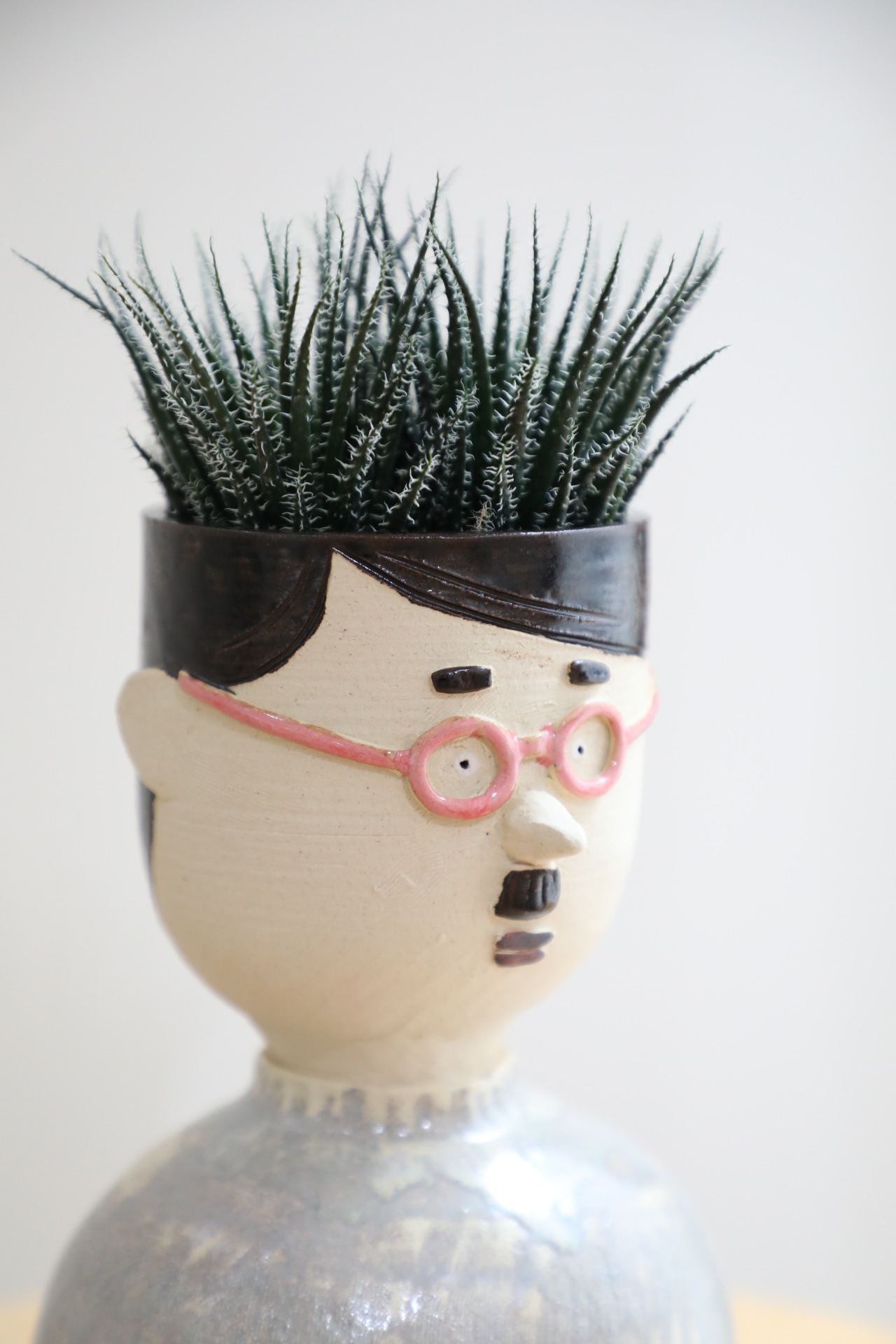 【人シリーズ/ノリフミ】陶芸作家 山中 正大×翠堂明 コラボ植木鉢