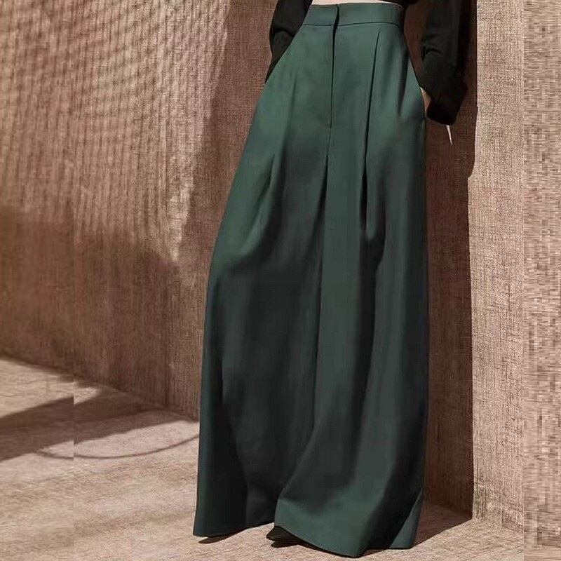 high waist draped leggings pants W00135