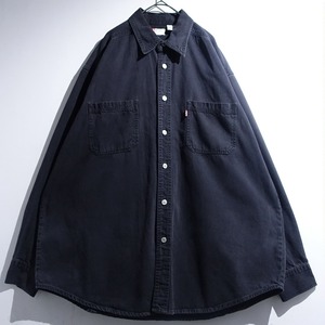"Levi's" Black RED TAB Denim Shirt