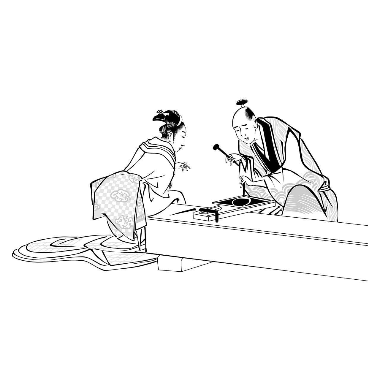 男性＆女性 その4 | 浮世絵素材専門店 KIMASA