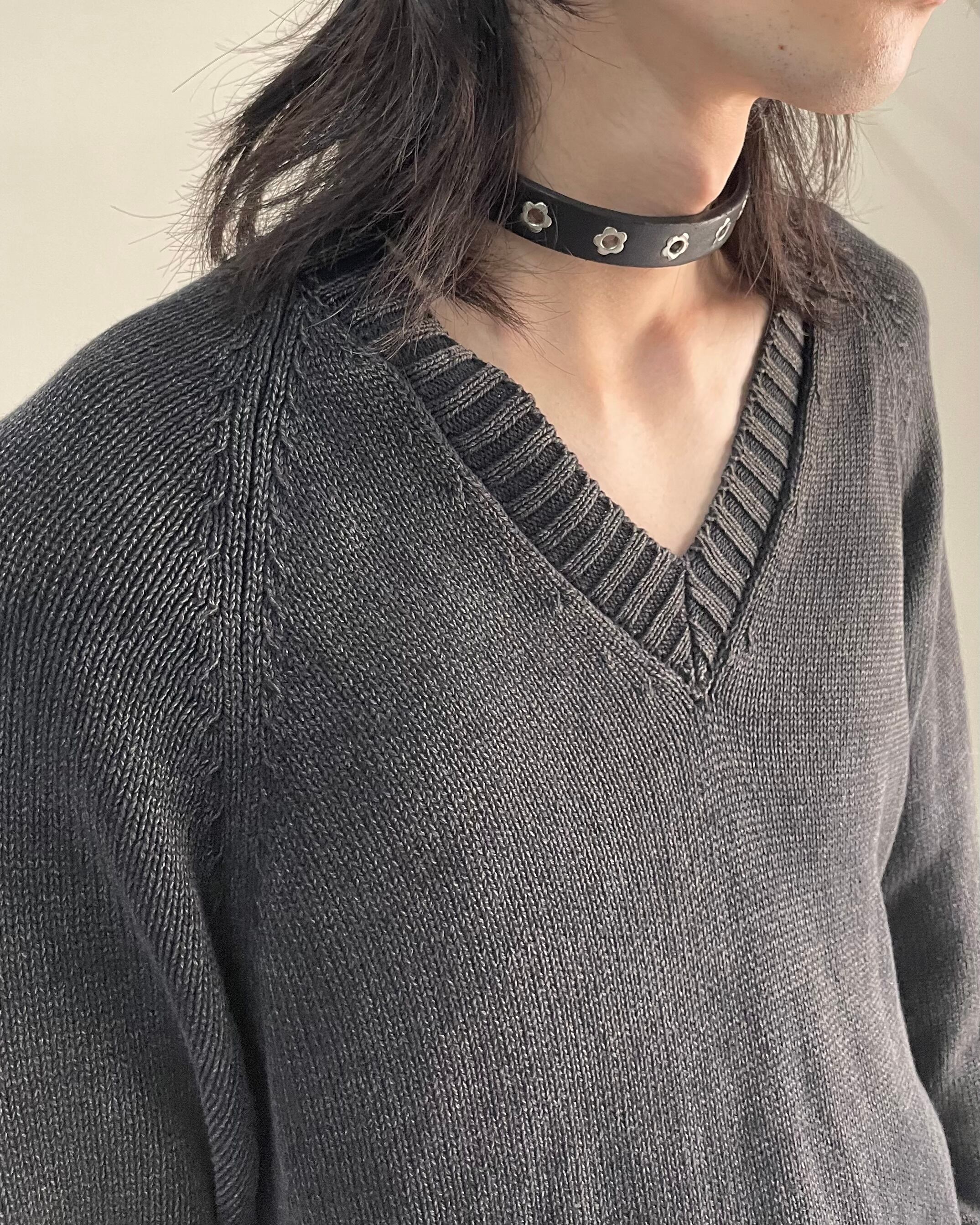 nariiwc 様☆DOLCE&GABBANA Vネックニット DOLCE＆GABBANA】v-neck rib knit sweater | blendmarket