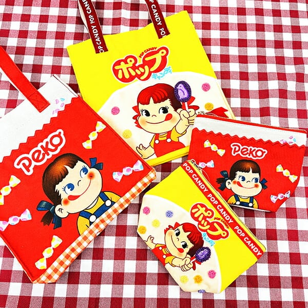 ペコちゃん ペコとミルキー ポーチ | キャラクターグッズの「Perfect