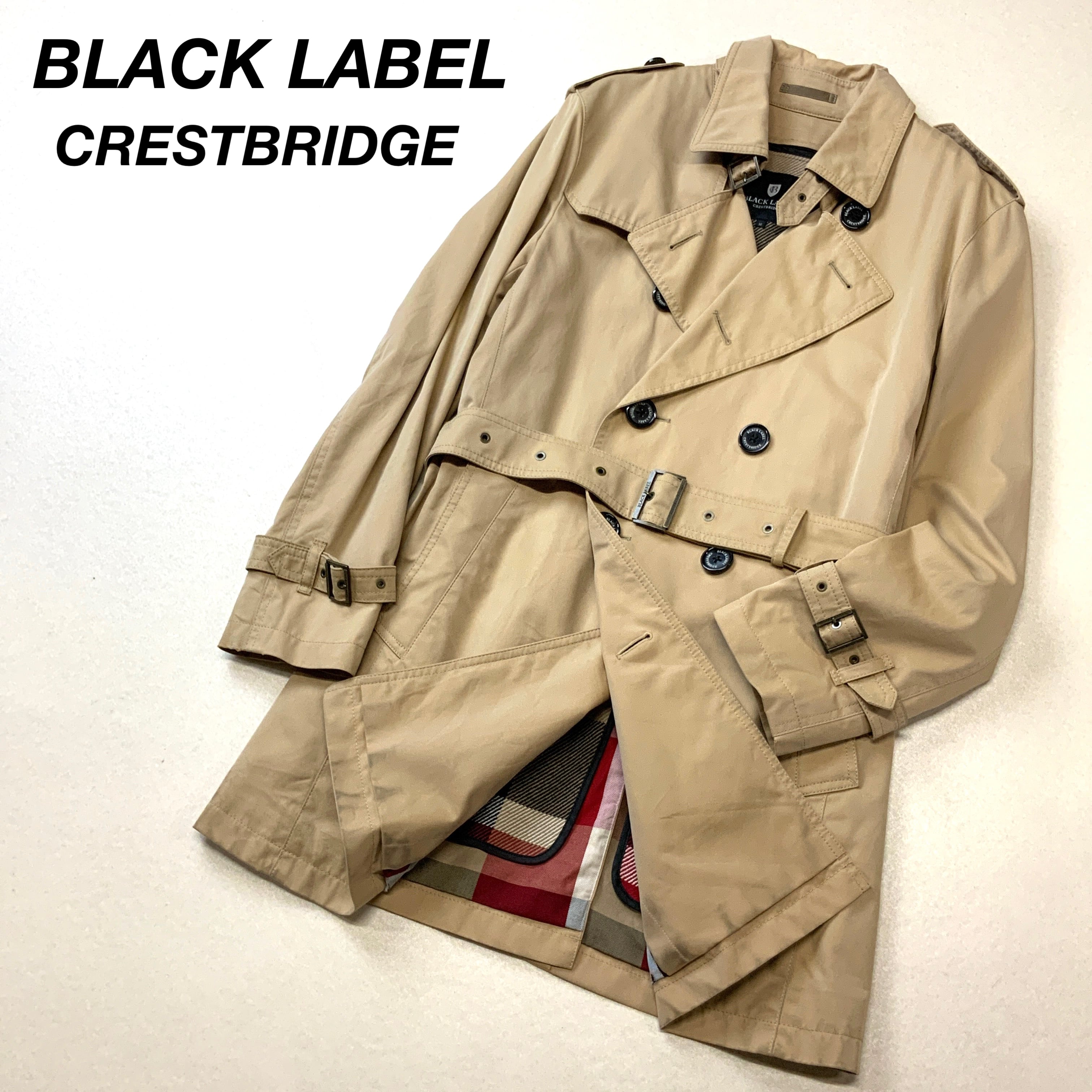 美品 BLACK LABEL CREST BRIDGE ブラックレーベル クレストブリッジ ...