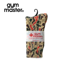 gym master ハッピーペイント クルーソックス 総柄 靴下 レディース メンズ 23-25cm 25-27cm カラフル アニマル レスラー おしゃれ かわいい フェス キャンプ プレゼント ギフト G857329 カモ