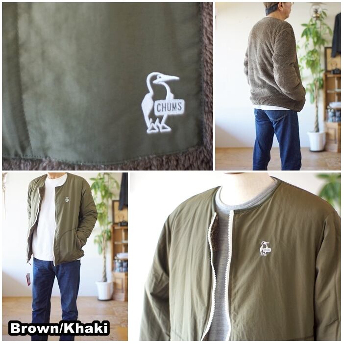 チャムス　(CHUMS) 　フリース ジャケット　 エルモフリース 　リバーシブル　メンズブルゾン　CH04-1381　 Elmo Fleece RV  Blouson | bluelineshop powered by BASE