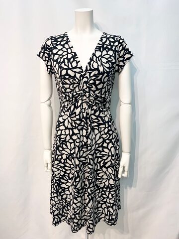 TORY BURCH/one-piece/goldbutton/blue/花柄/ベルト付き/トリーバーチ 