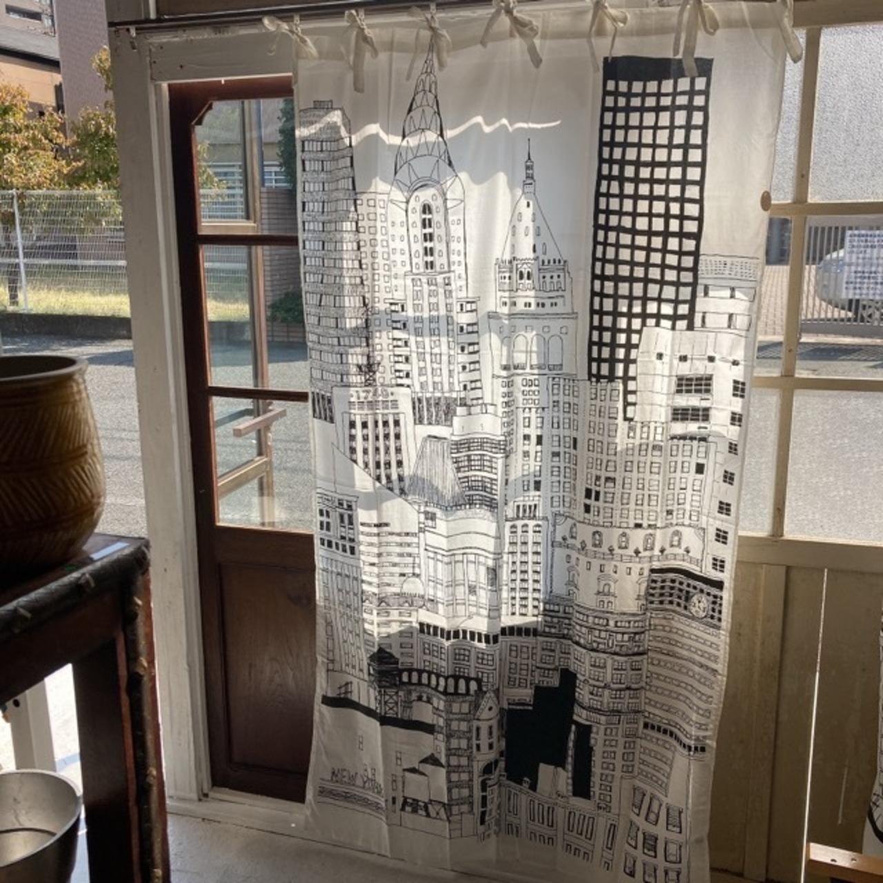 ランドスケープ カーテン 110×180cm　ニューヨーク