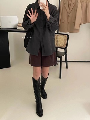 シンプルシャツ　  AJ22085-193