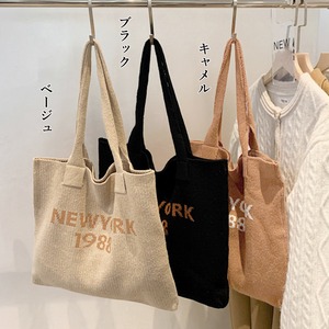 ニット トート バッグ レディース ロゴ 大容量 A4 通勤 通学 大人 かわいい きれいめ おしゃれ カジュアル 肩掛け 軽量 大人可愛い 大人女子