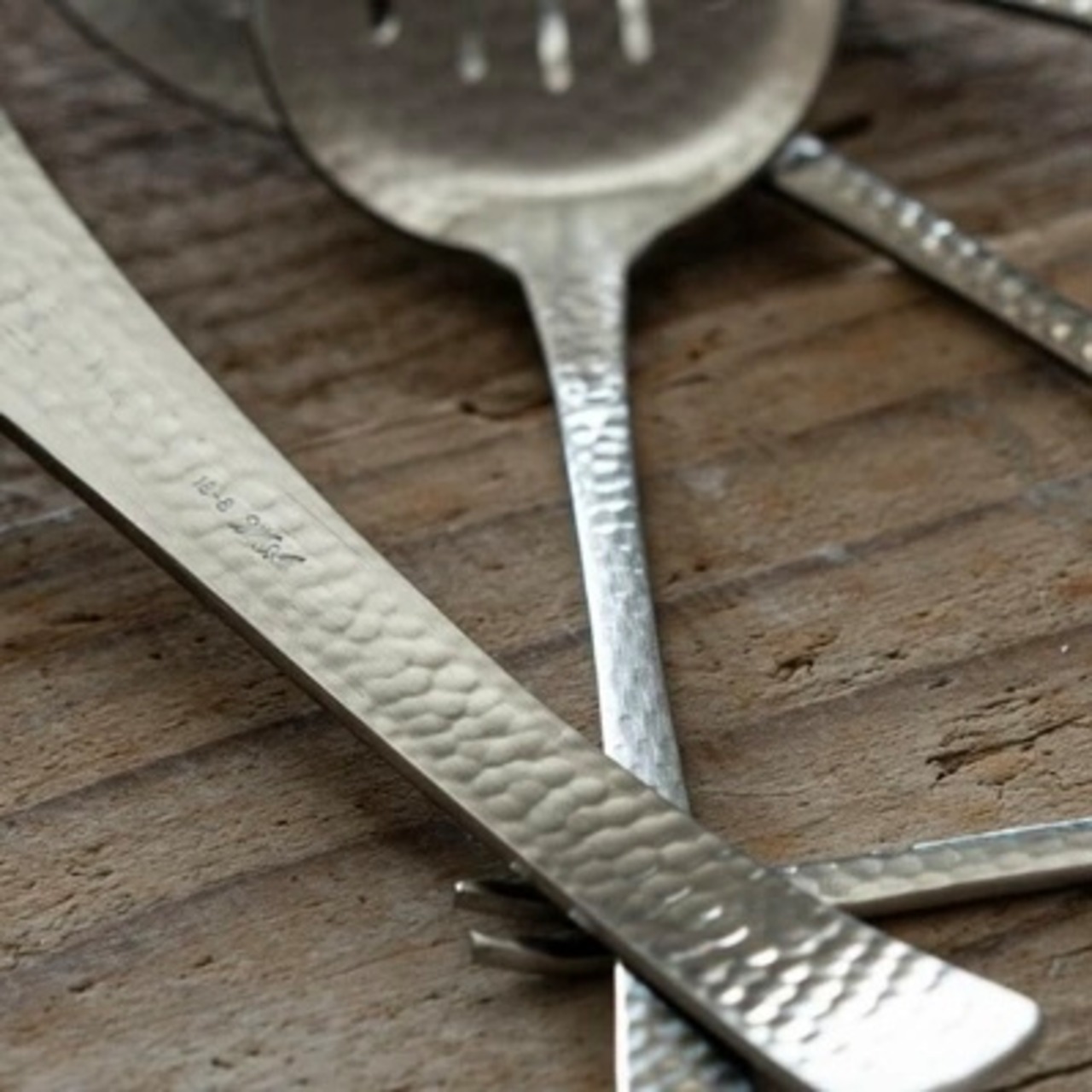 SALUS なごみ槌目和風カトラリー 中華レンゲスプーン小 日本製