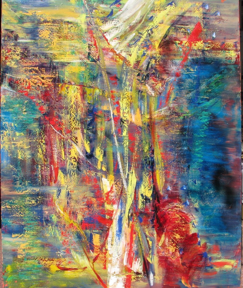 現代作家,大澤哲郎「untitled to-456」F15号,最初期作