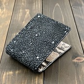 スタースティングレイ × パイソン マネークリップ ブラック