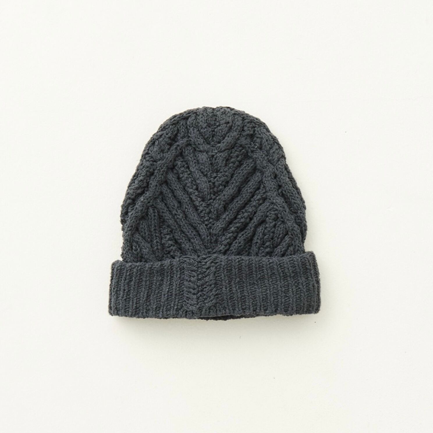 blackmeans × ONO YUKINORI Skull Handknit Cap (CHARCOAL) | HEIGHTS