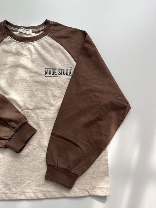 ［即納］(XLsize) made studio / logo color matching tshirt