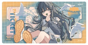 amii. Half Play mat 《 clover（クローバー） 》 ハーフプレイマット ラバーマット Rubber mat デスクマット Desk mat あみー アミー 4周年記念デザイン