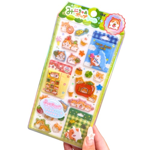 みにちゅあポップシール　はむちゃんずわーるど