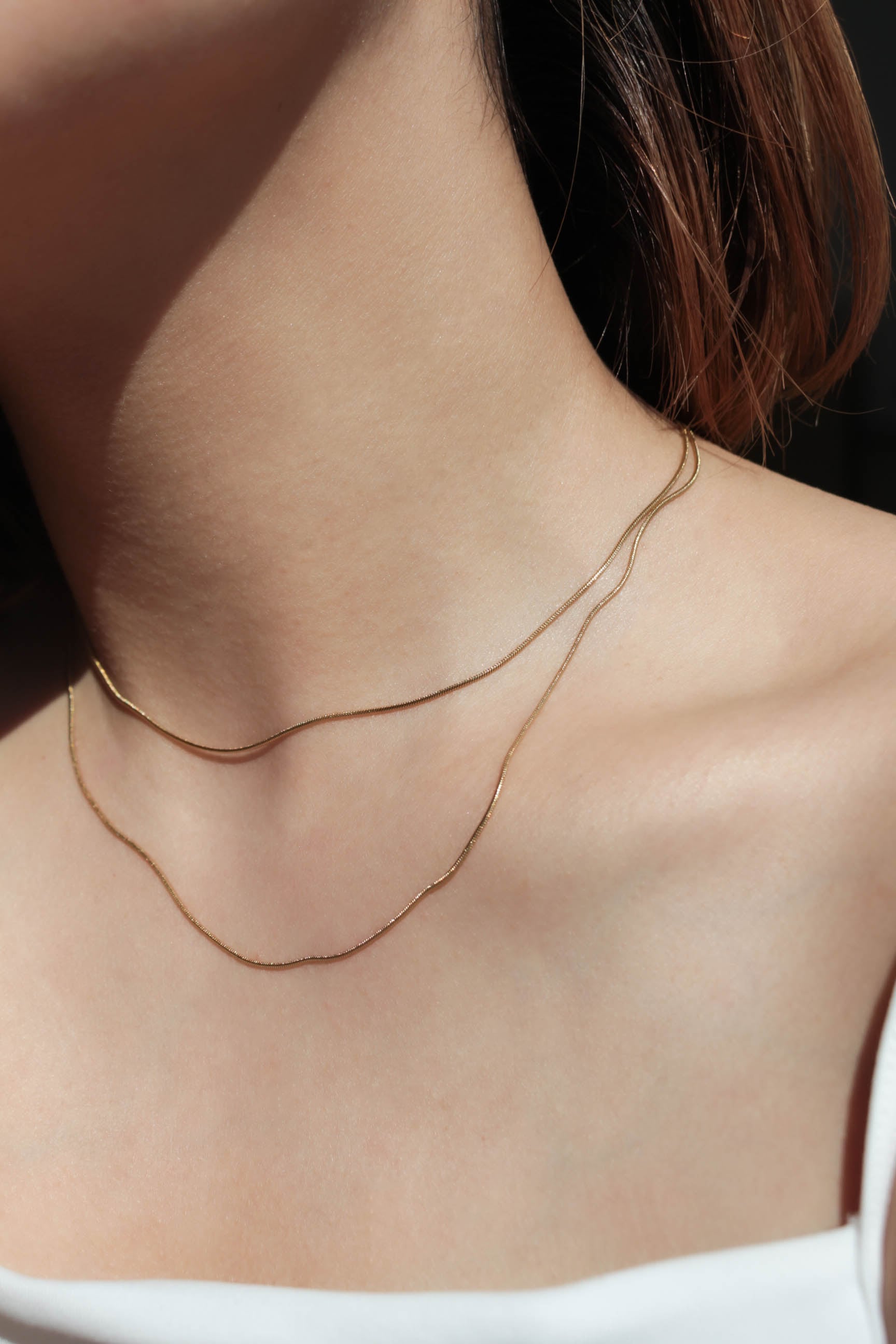 1mm Base Necklace | ebine(エビネ)|金属アレルギー対応アクセサリー