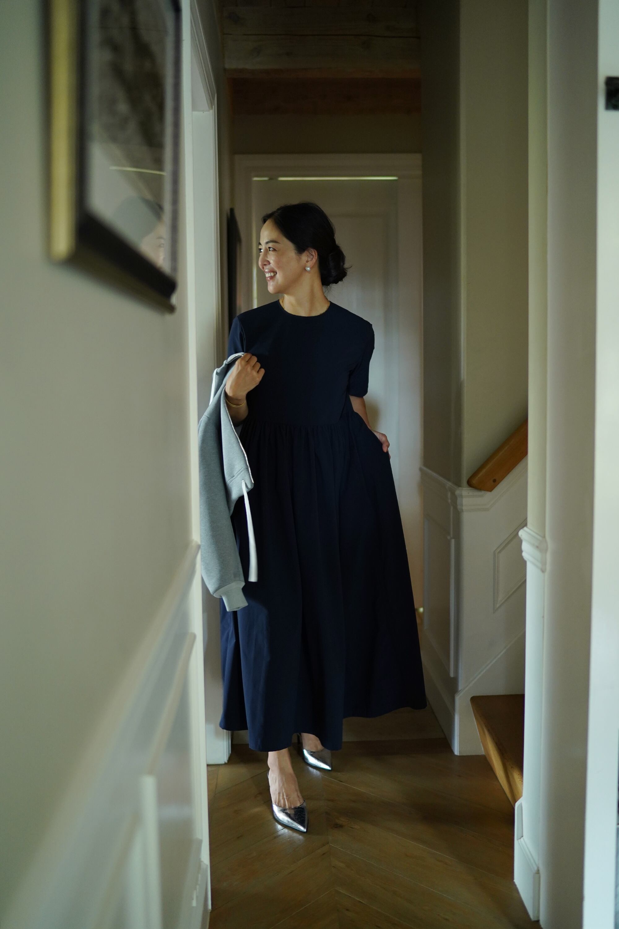 EVERYDAY DRESS 23 long ネイビー 数量限定 | THE9SHOP