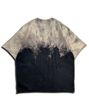 【セットアップ可】タイダイブリーチビッグシルエット半袖Tシャツ Cafe time