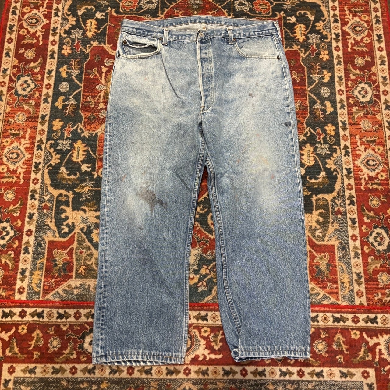 80s USA製 Levi's 501 ハチマル 後期 デニムパンツ W40 W98cm