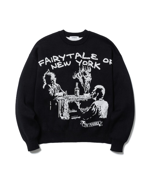 THE POGUES × F-LAGSTUF-F  "FAIRYTALE OF NEW YORK" KNIT SWEATER