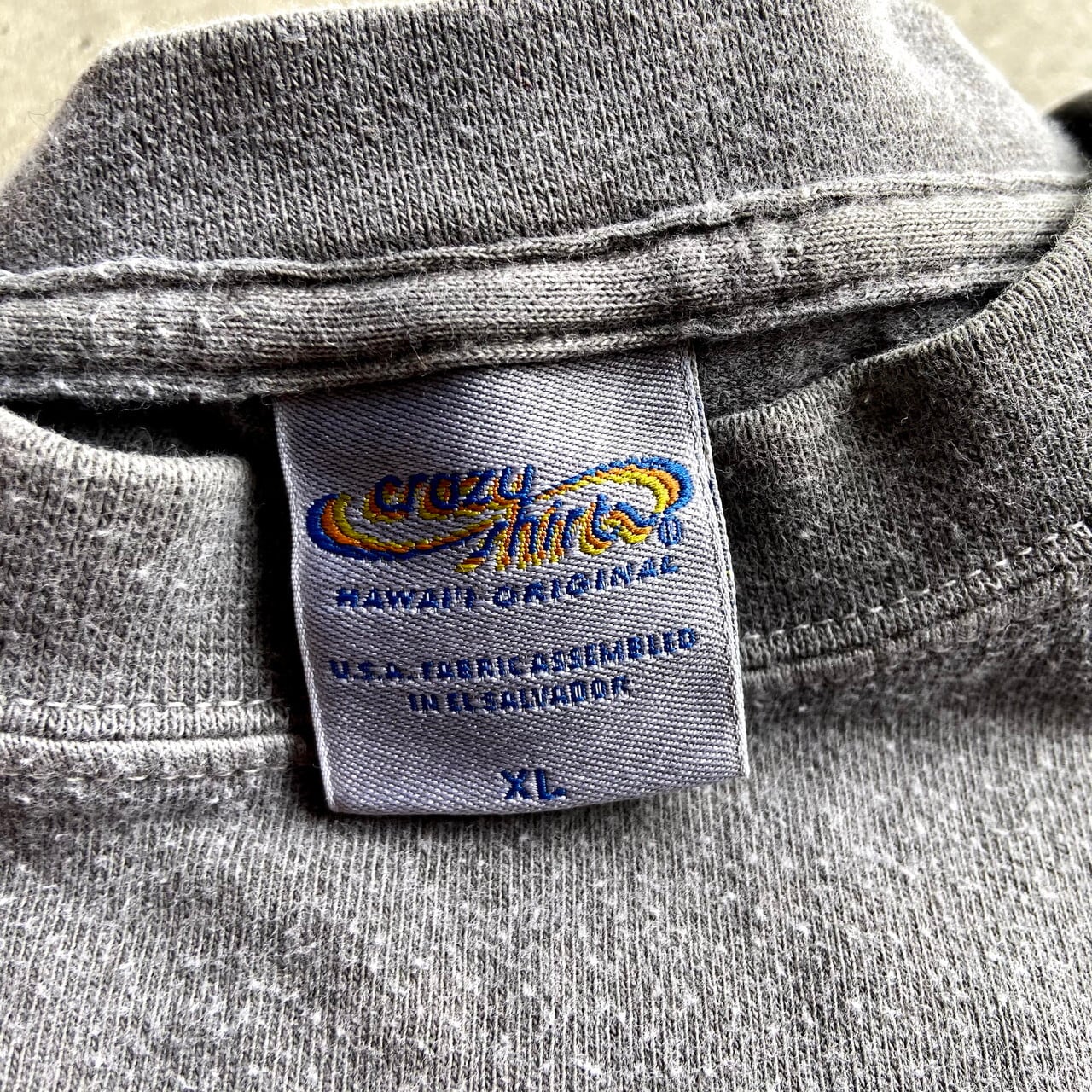 CRAZY SHIRT クレイジーシャツ HAWAII KILAUEA 両面プリントTシャツ