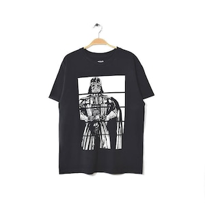 スターウォーズ ダースベイダー コットン 半袖 クルーネック Tシャツ メンズL 映画 STAR WARS アメカジ 古着 @BB0345