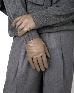 ssstein "LEATHER GLOVE〔OLIVE〕"