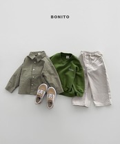 韓国子供服 / BONITO / 26Autumn /ステッチコットンパンツ / 秋服 *12M~JM *