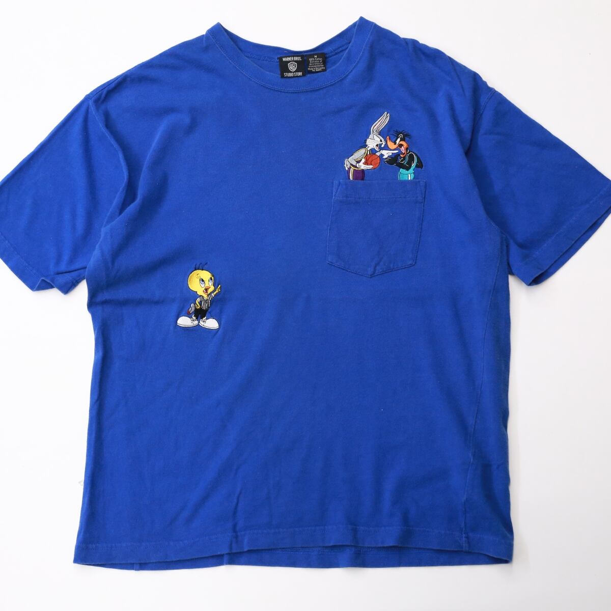 ★90s位 レア ビンテージ トゥイ―ティー オーバーサイズ 両面 Tシャツ　灰