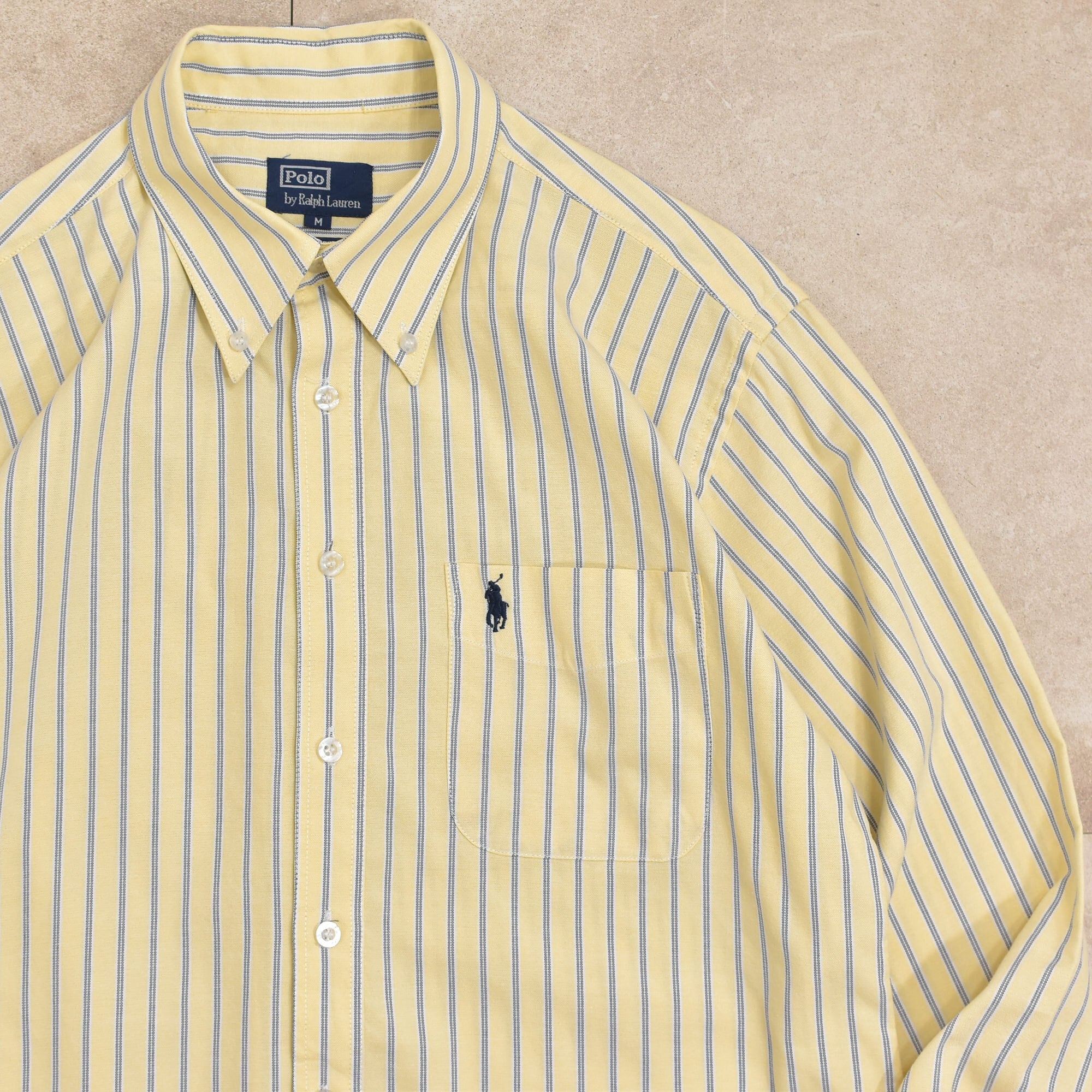 MUSE POLO RALPH LAUREN STRIPE BDシャツ 90s～ POLO by Ralph Lauren stripe BD shirt | 古着屋 grin days