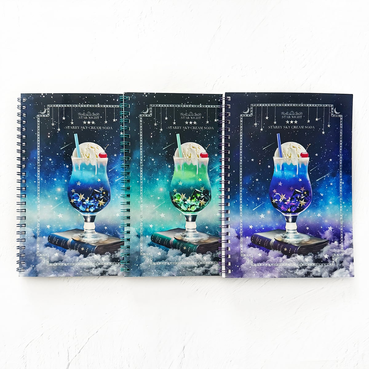 ノート・手帳】【全3色】架空の星空喫茶 