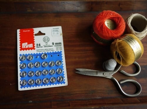 西ドイツ スナップボタンシート ヴィンテージ