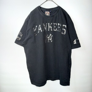マジェスティック　Tシャツ　ヤンキース　MLB　ポルトガル製　L