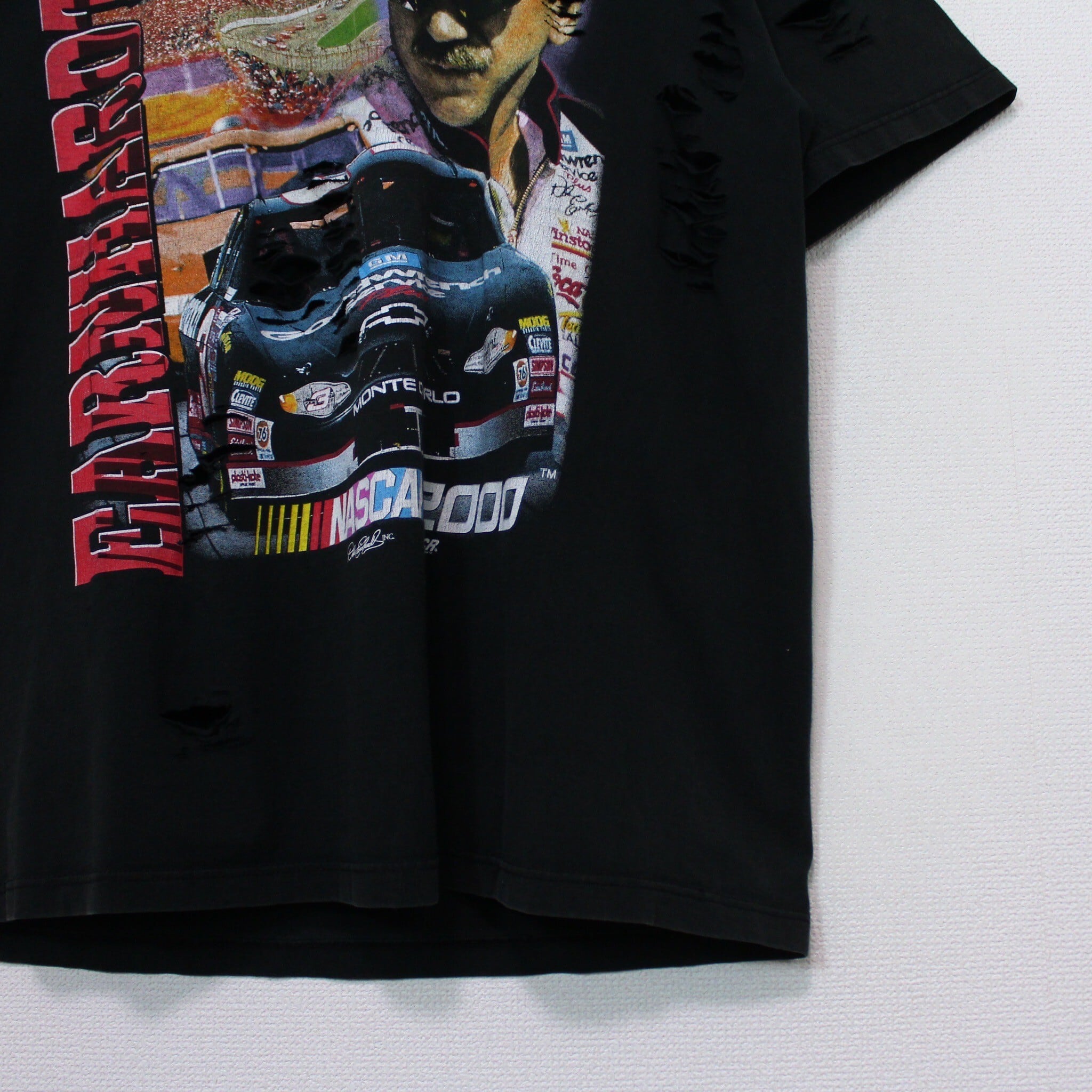 NASCAR 半袖Tシャツ デール・アーンハート 黒メンズXL