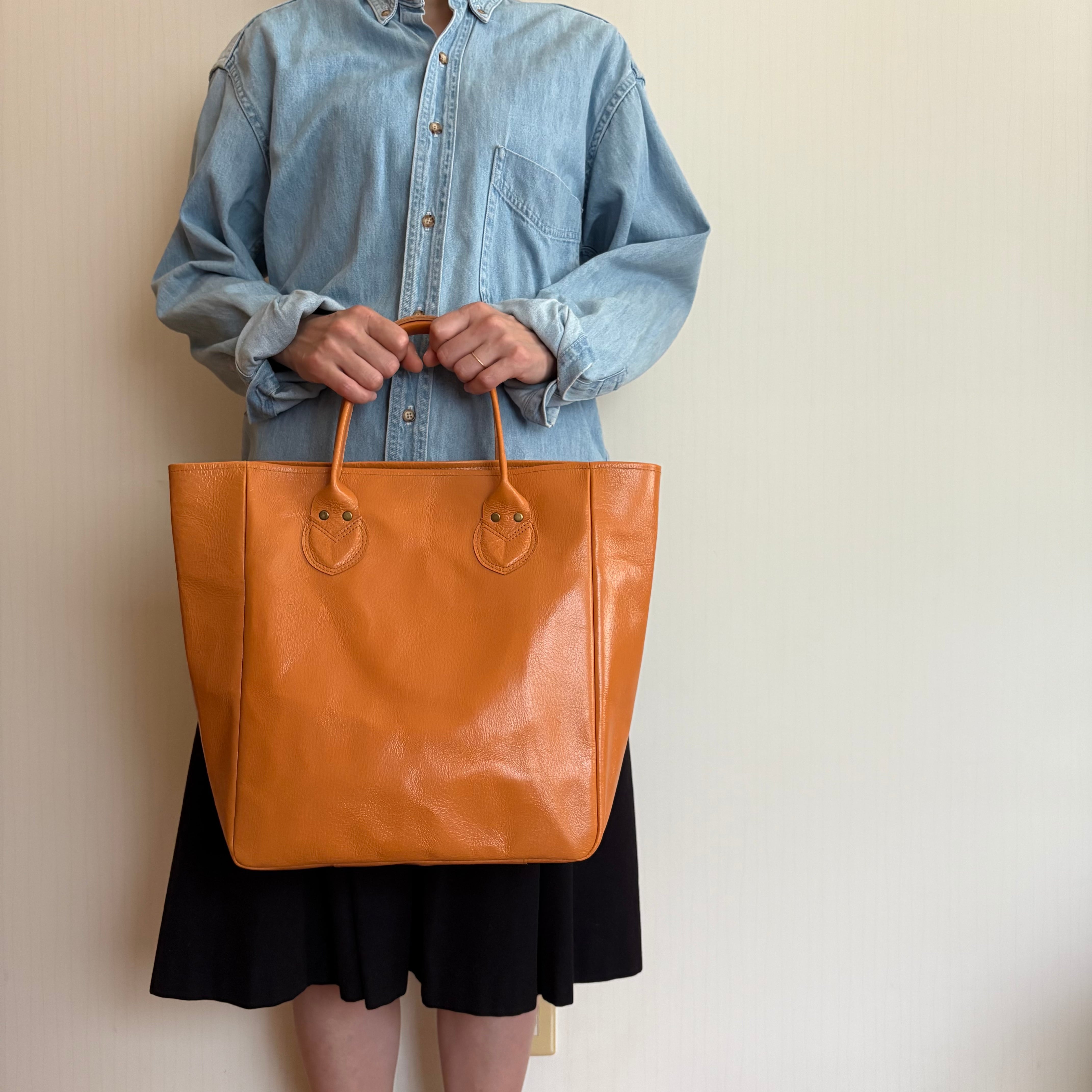 オールドコーチ ☆ USA製 レザー ダッフル ショルダーバッグ A4OK