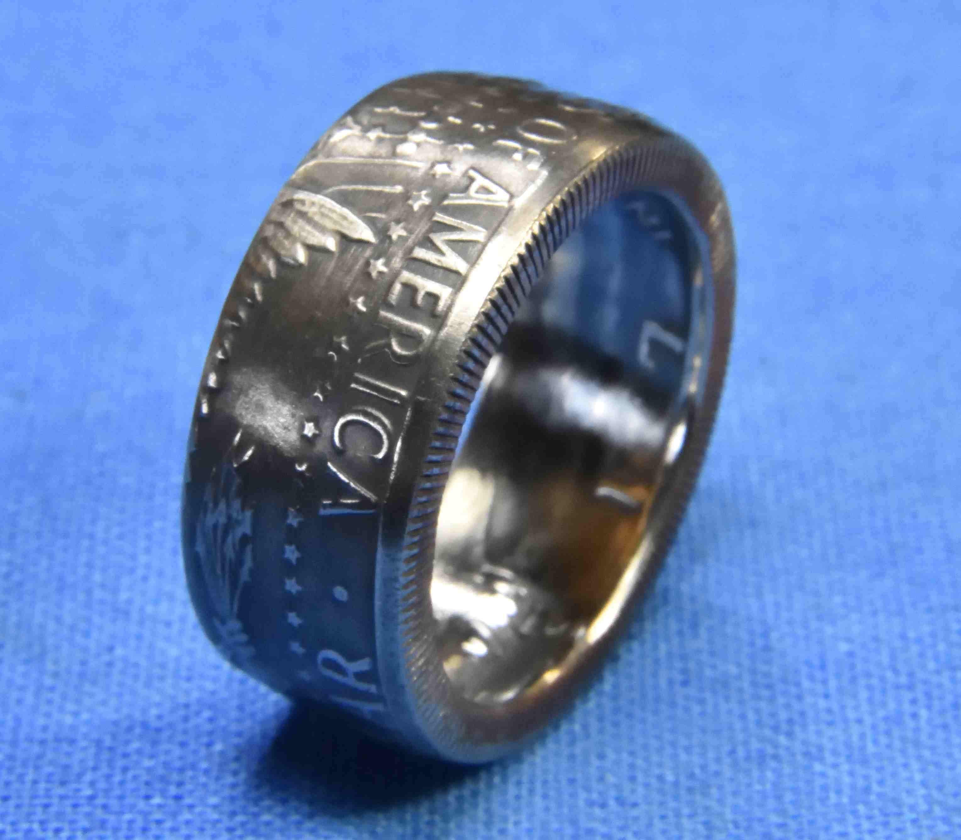 ビンテージ銀貨（ケネディハーフダラー）で指輪お作りします コイン