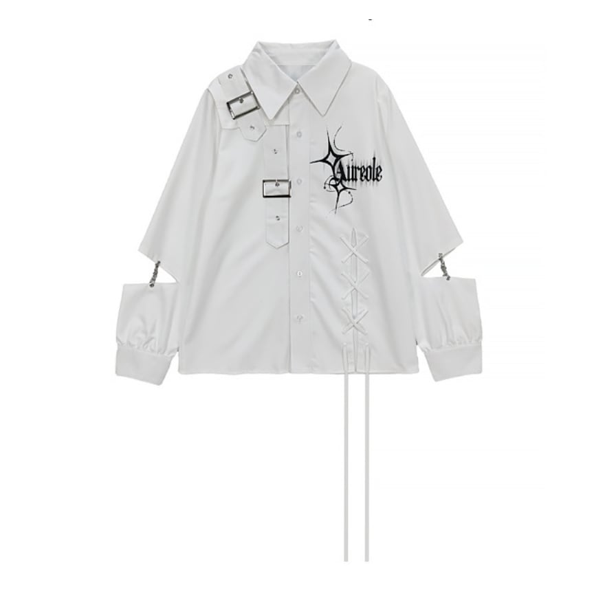 ゴスロリ通販 With U パンク 長袖シャツ ストリートファッション