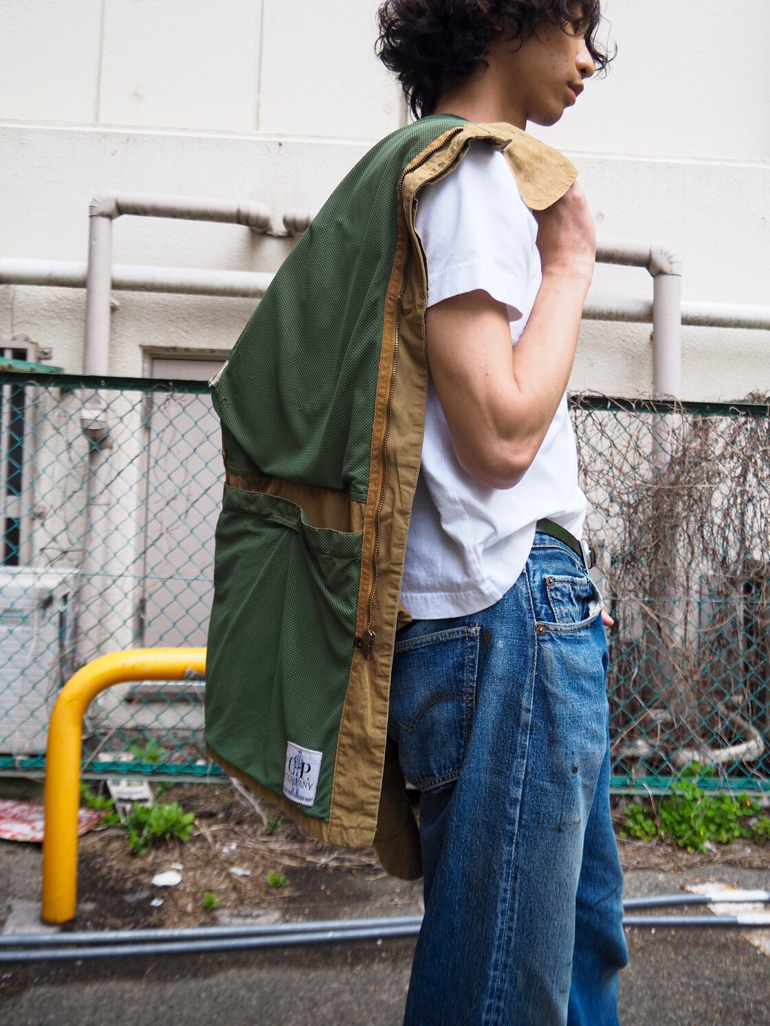 1990S/S C.P. Company Garment Dyed Safari Shirts Jacket IDEAS FROM 